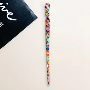 Multicolored hair pin/ stick